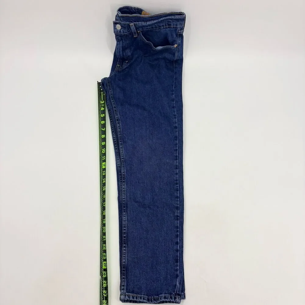 Levi's 511 Jeans Mens Size 34x30 Medium Blue Wash Denim Straight Leg Basic Norm